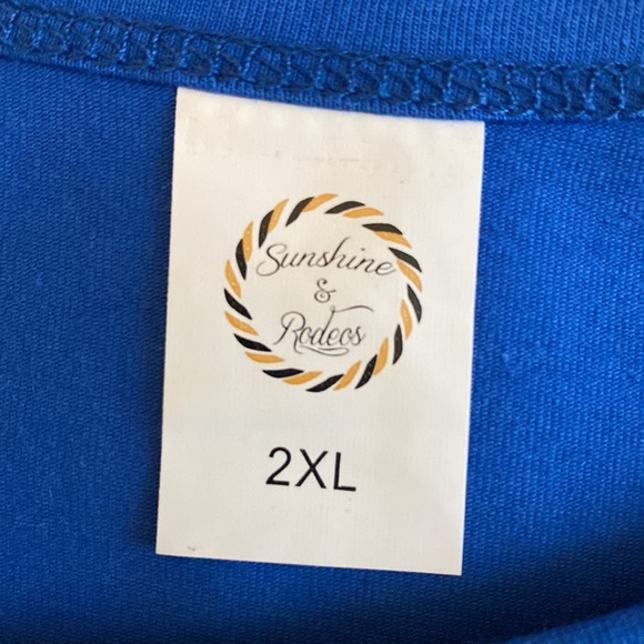 Blue Leopard Top - Picture 4 of 6